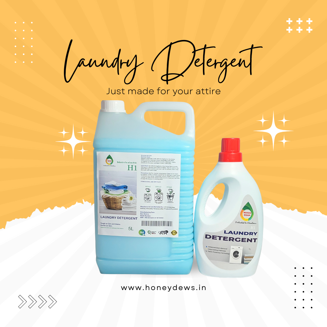 Honey Dews Liquid Detergent | Heavy Duty Laundry Cleaning Solution - Image 3